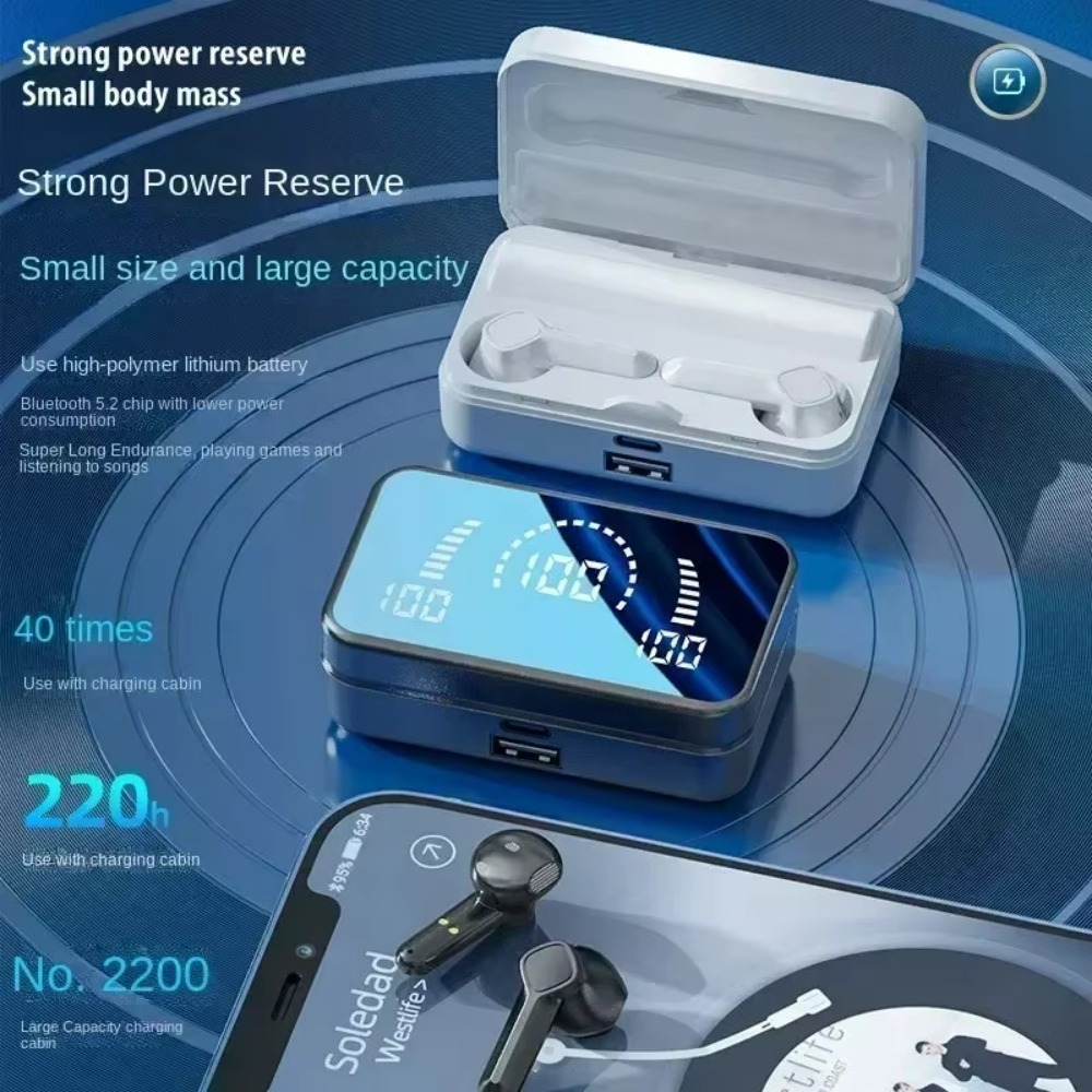 QCY TWS S20 Earphone Bluetooth - Phone Cases 评论和价格