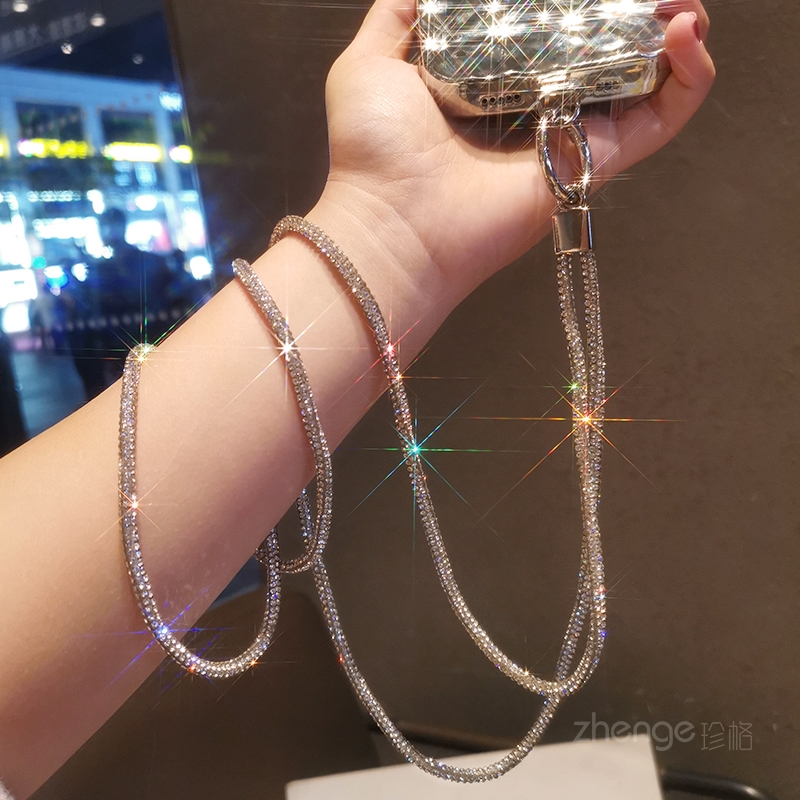 Crossbody Full Diamond Chain F - Crossbody Lanyard Neck Strap Case 评论和价格