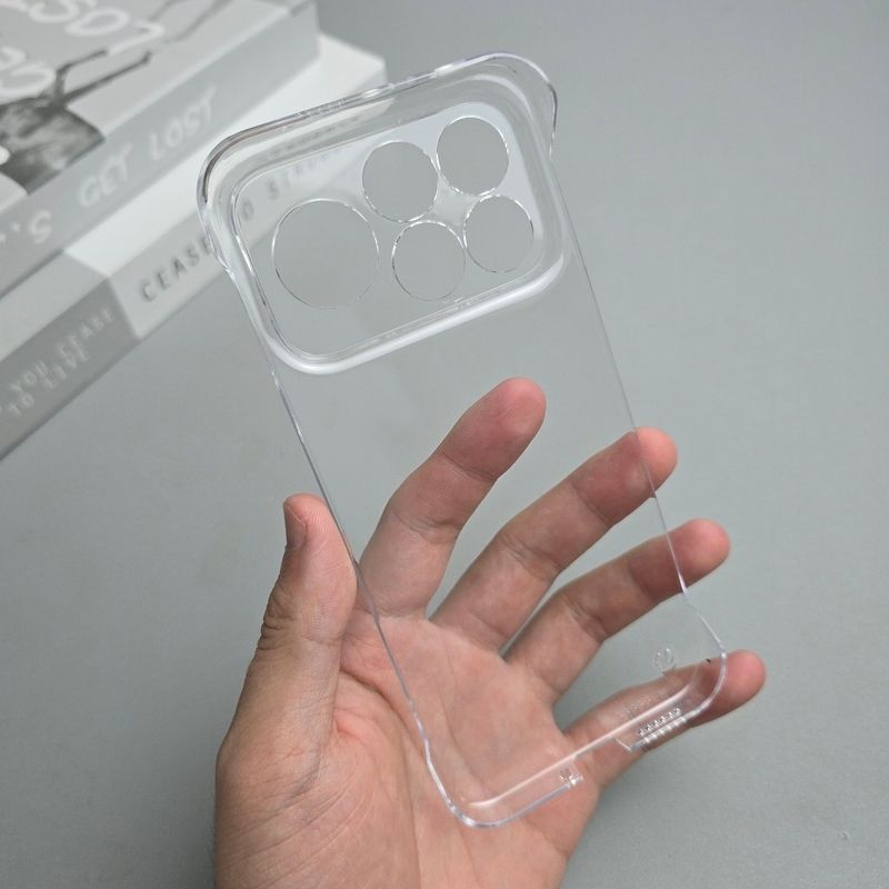 Ultra Thin Clear Frameless PC  - Ultra Thin Frameless Phone Cover 评论和价格